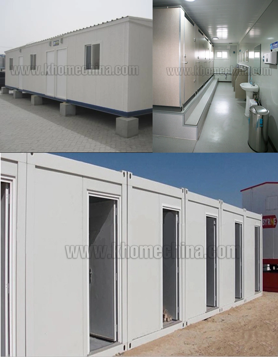 Construction Site Temporary Portable Toilet Shower Block for Workers